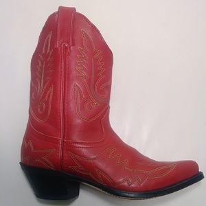 Santa Fe Red Cowgirl boots